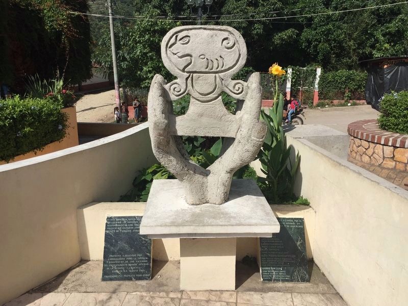 Memorial to the Victims of Guatemala's Armed Conﬂict in Cubulco image. Click for full size.