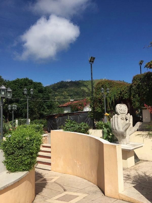 Memorial to the Victims of Guatemala's Armed Conﬂict in Cubulco image. Click for full size.