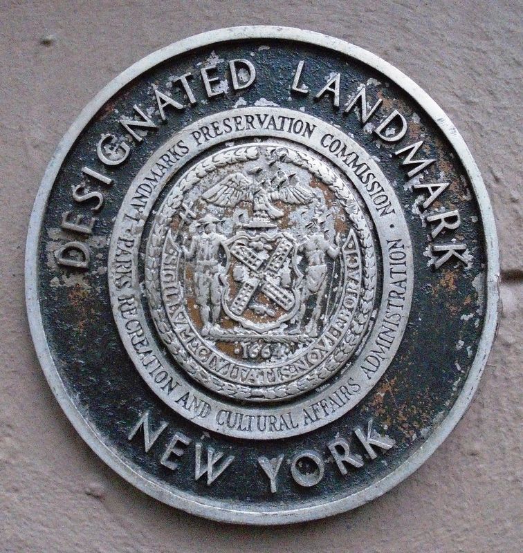 Central Synagogue NYC Landmark Marker. Click for full size. Central Synagogue NYC Landmark Marker image. Click for full size.