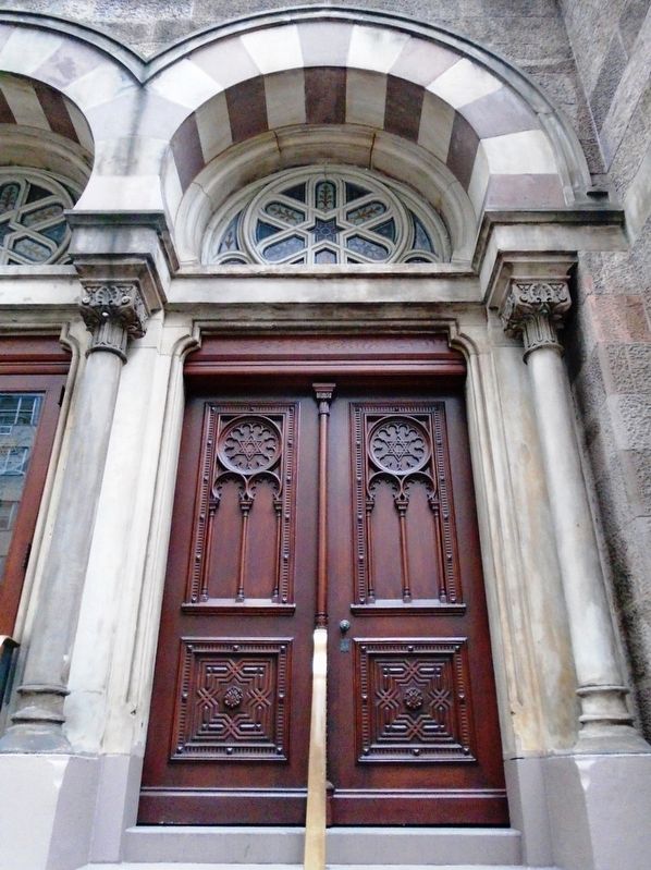 Central Synagogue Entrance Detail image. Click for full size.