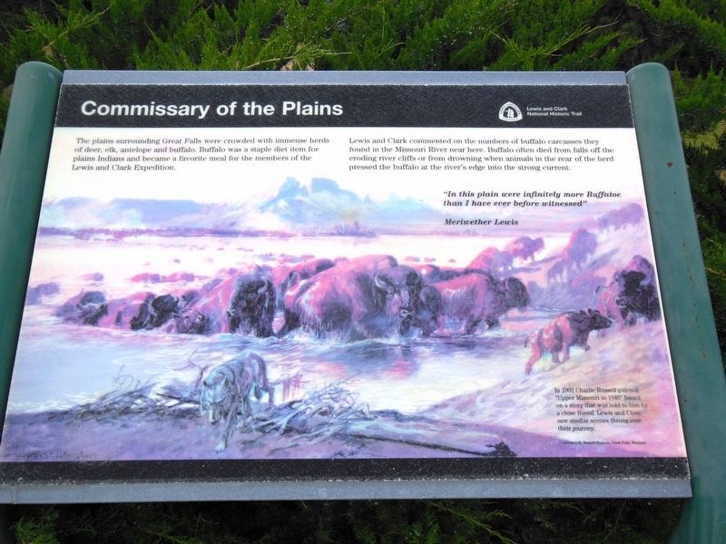 Commissary of the Plains Marker. Click for full size. Commissary of the Plains Marker image. Click for full size.