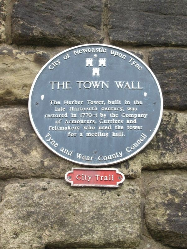 The Town Wall Marker image. Click for full size.
