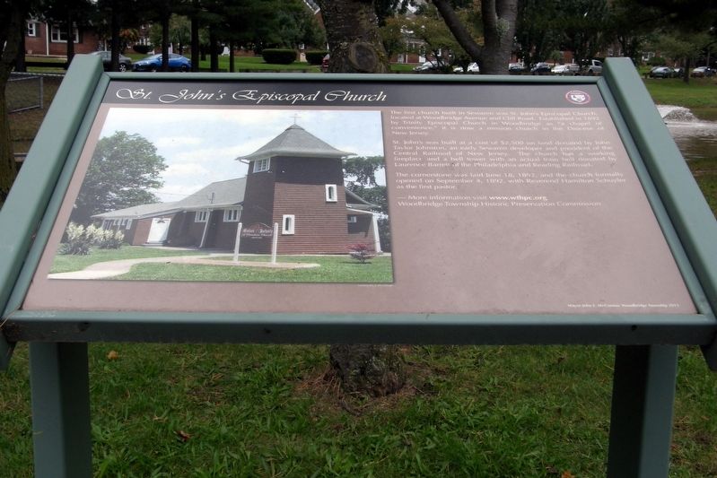 St. John's Episcopal Church Marker image. Click for full size.
