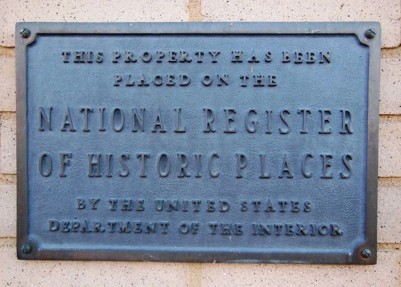 Five Flags Theater (<i>National Register of Historic Places plaque; mounted at southeast corner</i>) image. Click for full size.