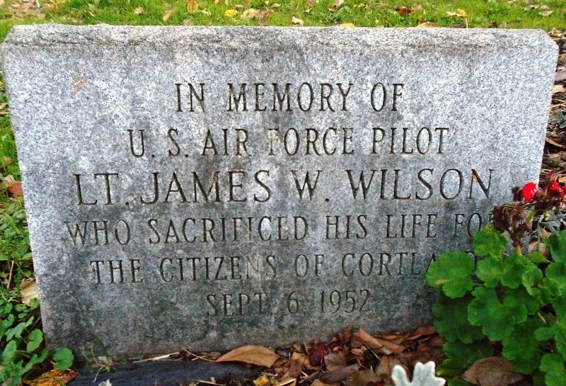 Lt. James W. Wilson Marker image. Click for full size.