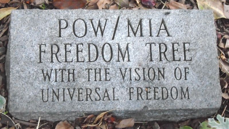 POW/MIA Freedom Tree Marker. Click for full size. POW/MIA Freedom Tree Marker image. Click for full size.