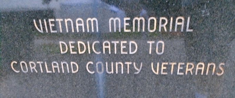 Cortland County Vietnam War Memorial image. Click for full size.