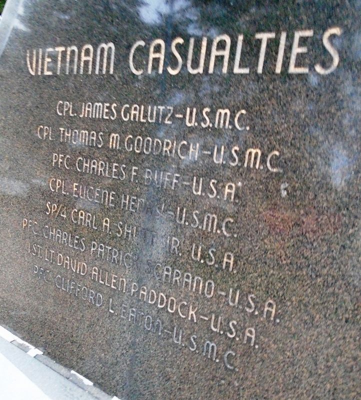 Cortland County Vietnam War Memorial Honored Dead image. Click for full size.