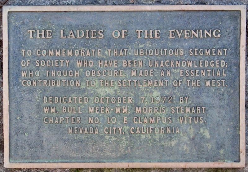 Ladies of the Evening Marker image. Click for full size.