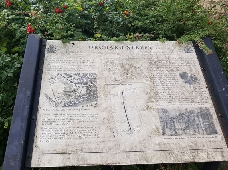 Orchard Street Marker. Click for full size. Orchard Street Marker image. Click for full size.