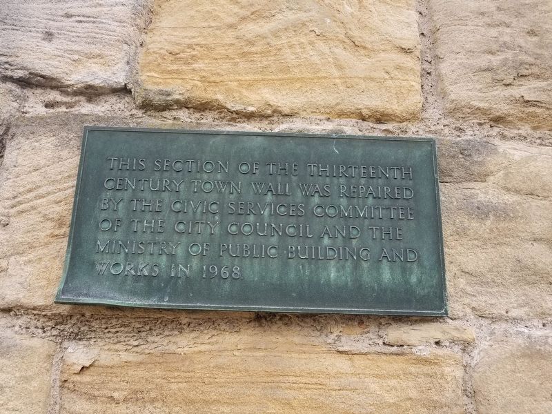 Town Wall Repairs Marker image. Click for full size.