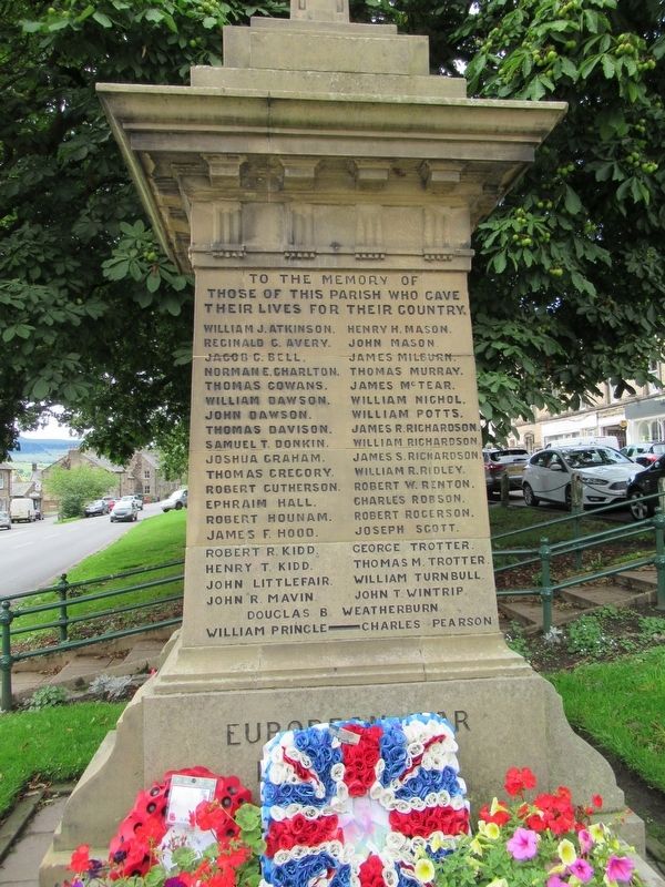 Rothbury War Memorial image. Click for full size.