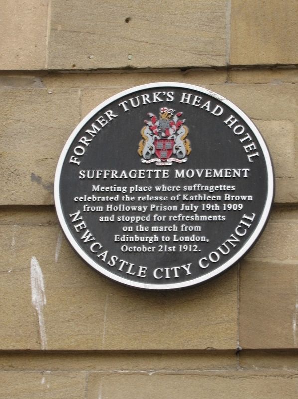 Suffragette Movement Marker image. Click for full size.