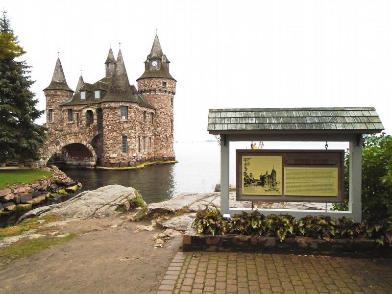 Power House and Marker. Click for full size. Power House and Marker image. Click for full size.