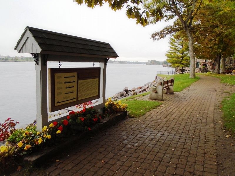 The Seaway Marker. Click for full size. The Seaway Marker image. Click for full size.