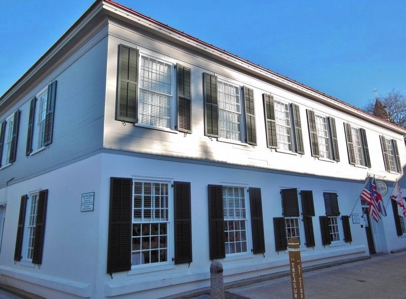 Treasury/Dr. Peck House (<i>northwest corner view</i>) image. Click for full size.