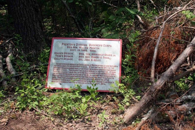 Preston's Division Marker image. Click for full size.
