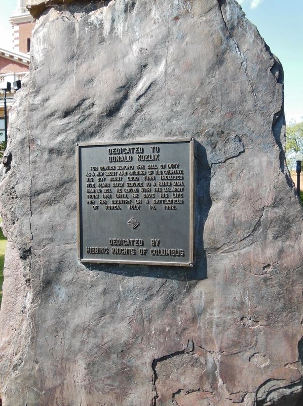 Donald Kozlik Memorial (<i>tall view</i>). Click for full size. Donald Kozlik Memorial (<i>tall view</i>) image. Click for full size.