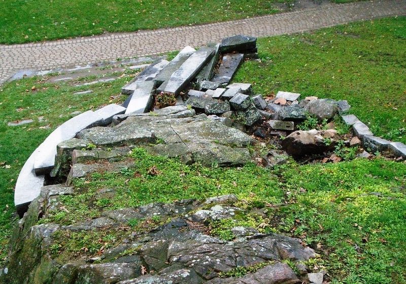 Unused Granite Stair Treads Near Grand Entrance Marker. Click for full size. Unused Granite Stair Treads Near Grand Entrance Marker image. Click for full size.