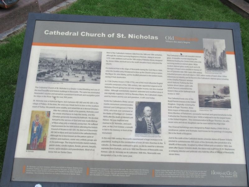 Cathedral Church of St. Nicholas Marker image. Click for full size.