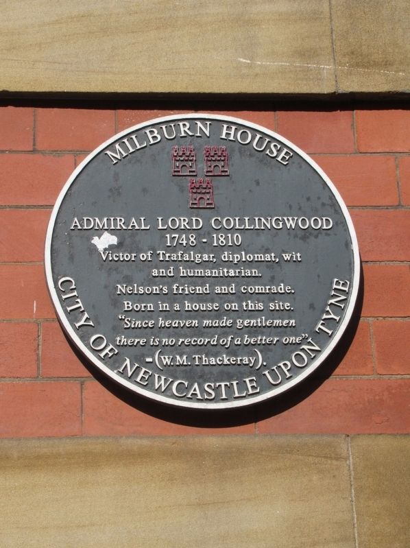 Admiral Lord Collingwood Marker image. Click for full size.