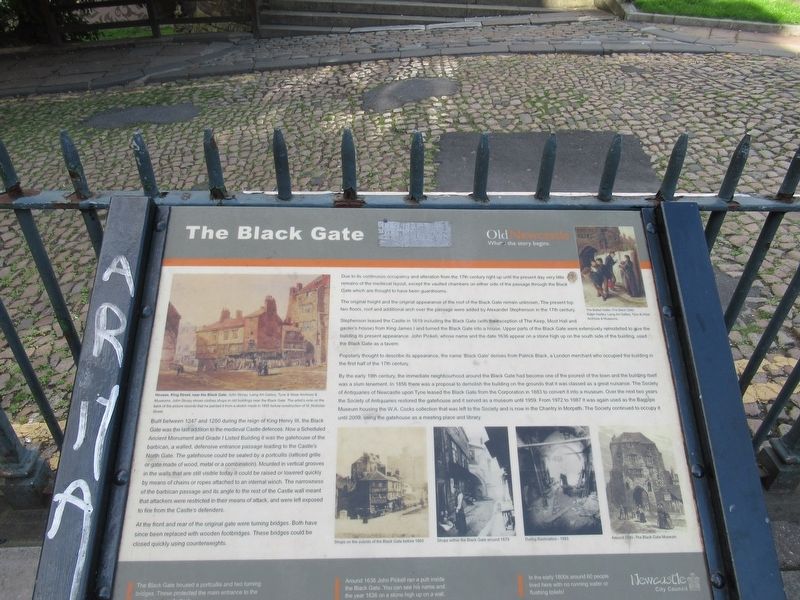 The Black Gate Marker. Click for full size. The Black Gate Marker image. Click for full size.