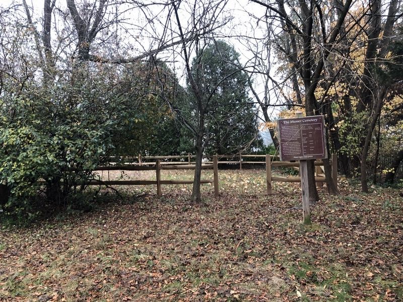 The Musser Cemetery Marker image. Click for full size.