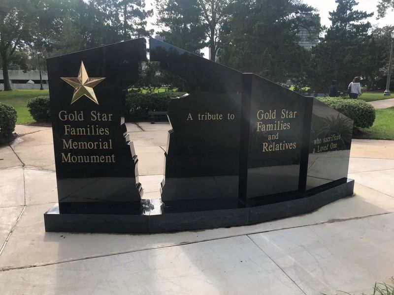 Louisiana Gold Star Families Memorial image. Click for full size.