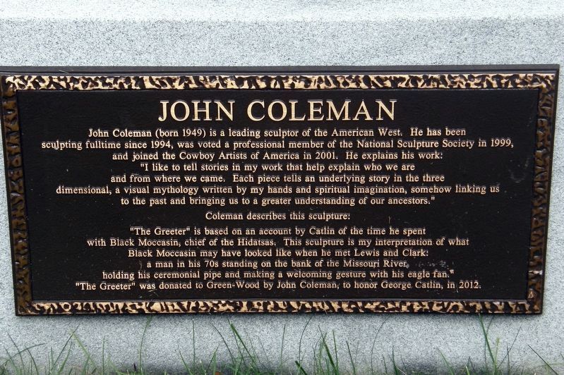 John Coleman Marker. Click for full size. John Coleman Marker image. Click for full size.