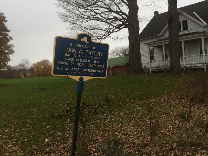 John W. Taylor Birthplace Marker image. Click for full size.