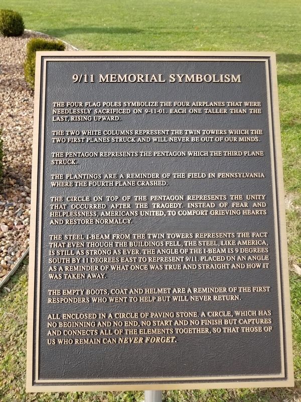 Wappinger 9/11 Memorial image. Click for full size.