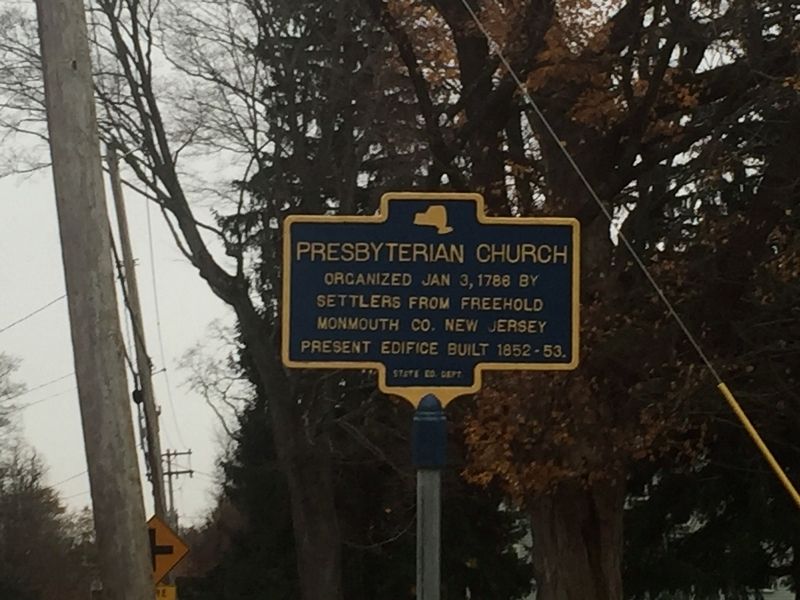 Presbyterian Church Marker image. Click for full size.