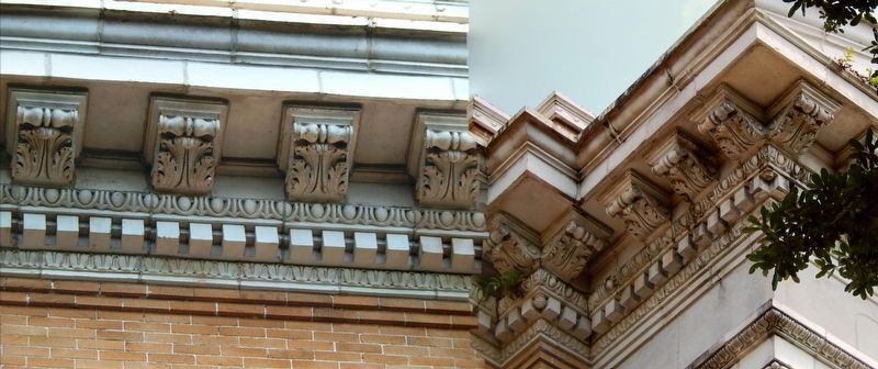 Jones County Courthouse (<i>architecture detail</i>) image. Click for full size.