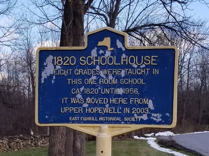 1820 Schoolhouse Marker image. Click for full size.