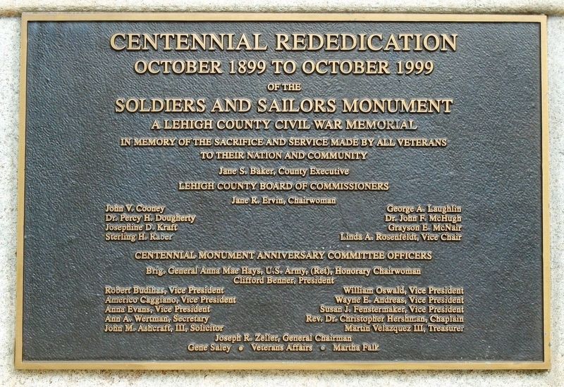 Civil War Memorial Rededication. Click for full size. Civil War Memorial Rededication image. Click for full size.