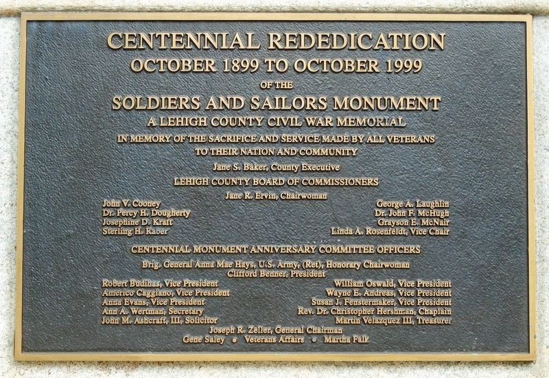Civil War Memorial Rededication image. Click for full size.