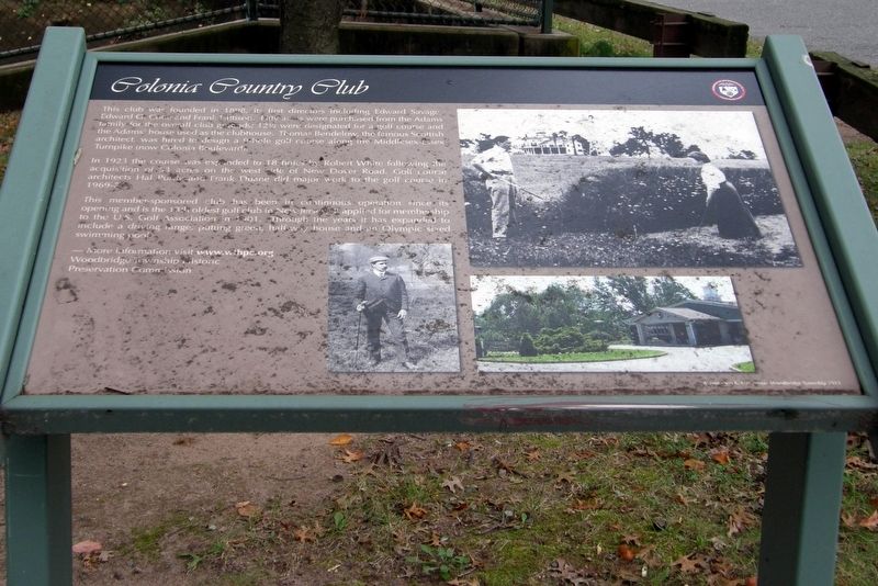 Colonia Country Club Marker image. Click for full size.