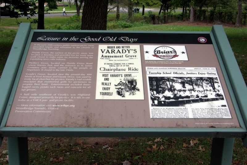 Leisure in the Good Old Days Marker. Click for full size. Leisure in the Good Old Days Marker image. Click for full size.