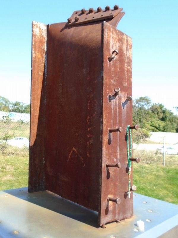 9/11 Memorial WTC Remnant image. Click for full size.