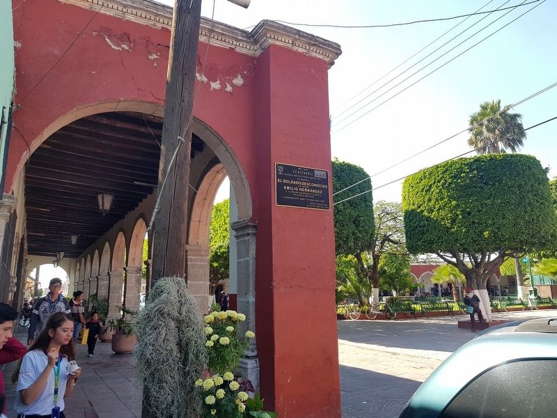 The Unknown Soldier and Emilio Hernández Marker. Click for full size. The Unknown Soldier and Emilio Hernández Marker image. Click for full size.