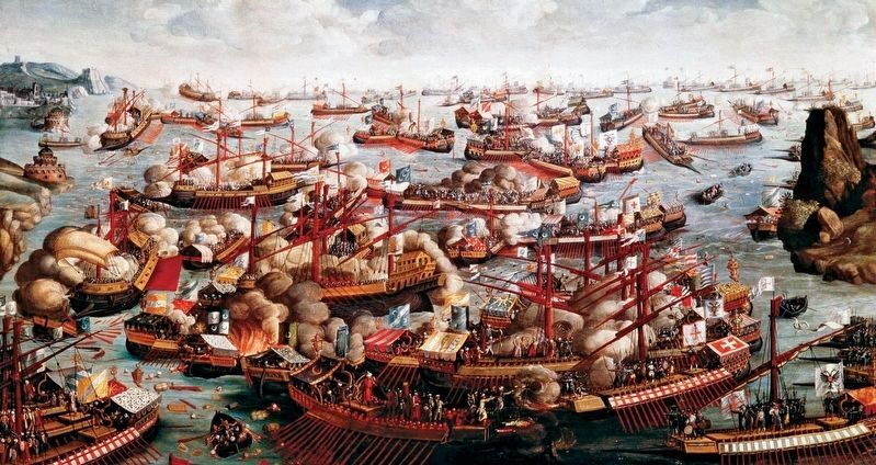 Battle of Lepanto. Click for full size. Battle of Lepanto image. Click for full size.