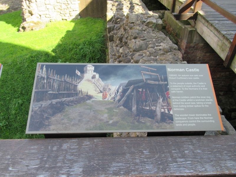 Norman Castle Marker. Click for full size. Norman Castle Marker image. Click for full size.