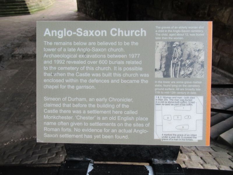 Anglo-Saxon Church Marker. Click for full size. Anglo-Saxon Church Marker image. Click for full size.