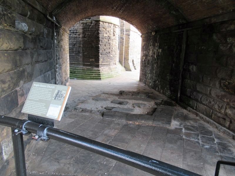 Anglo-Saxon Church Marker. Click for full size. Anglo-Saxon Church Marker image. Click for full size.