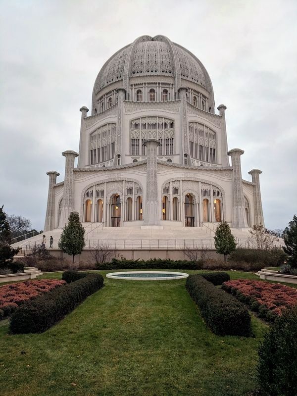 The Baha'i House Of Worship image. Click for full size.