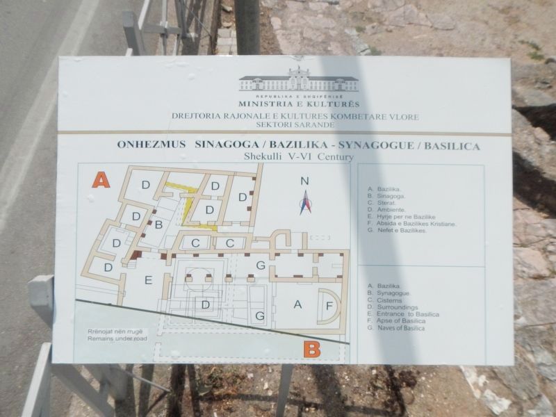 Plan of the archaeological site image. Click for full size.