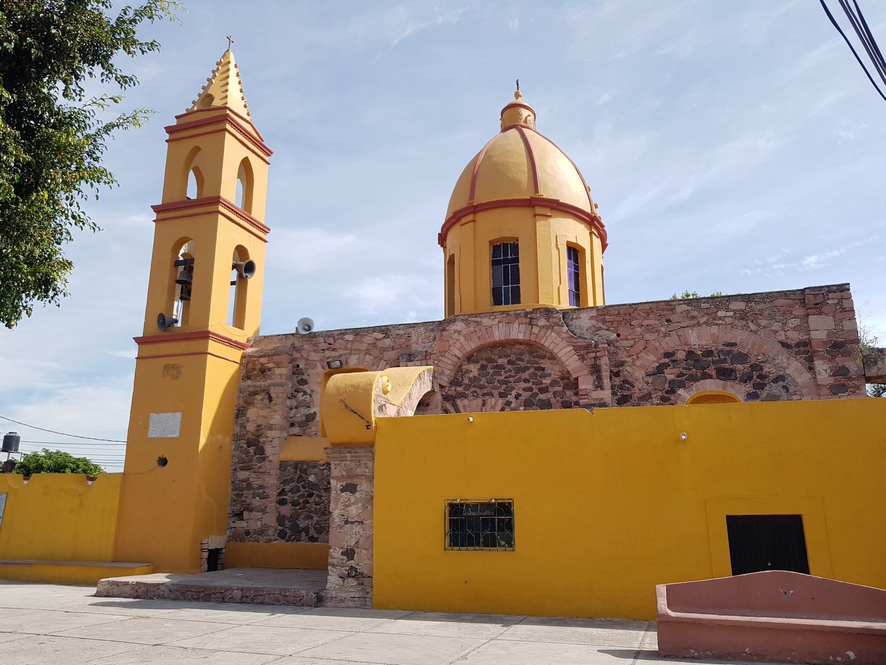 San Antonio de la Punta Catholic Church and Marker image. Click for full size.