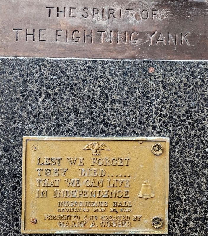 The Spirit of the Fighting Yank Marker image. Click for full size.