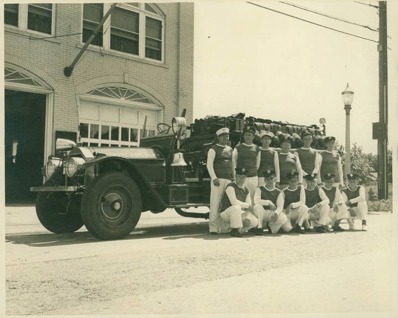 <i>Dozen Freeport firefighters</i> image. Click for full size.
