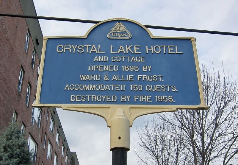 Crystal Lake Hotel Marker image. Click for full size.